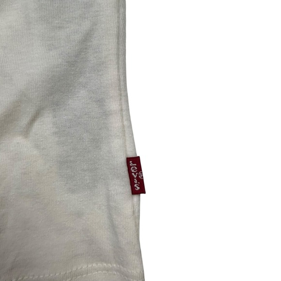 Levi's Authentic Copper Riveted 1873 Graphic T Shirt Mens Size L White Red NEW - Picture 5 of 15